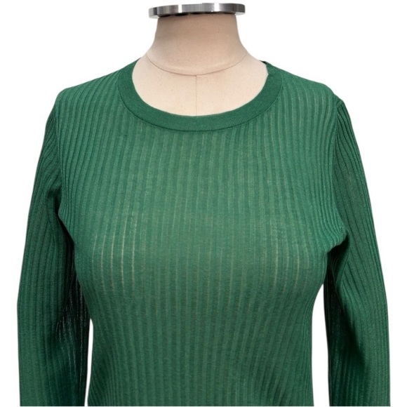 Veronica Beard Emerald Ribbed Sweater - Picture 6 of 9